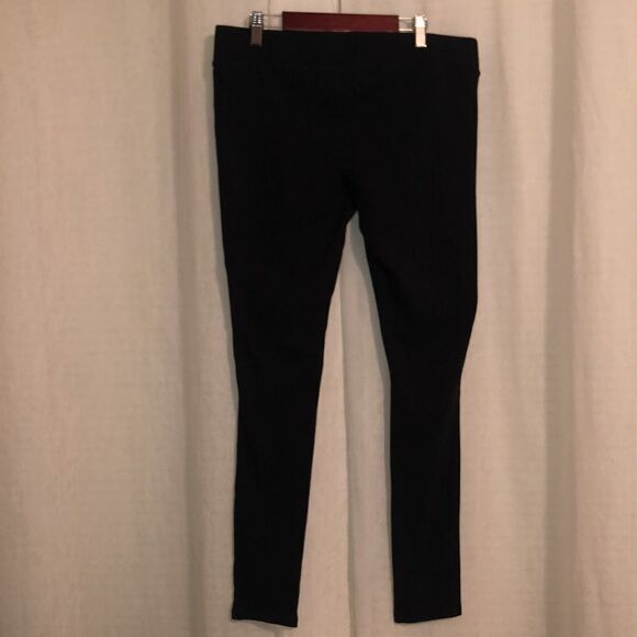 Liz Lange M Black Cotton Maternity Leggings - Picture 4 of 9